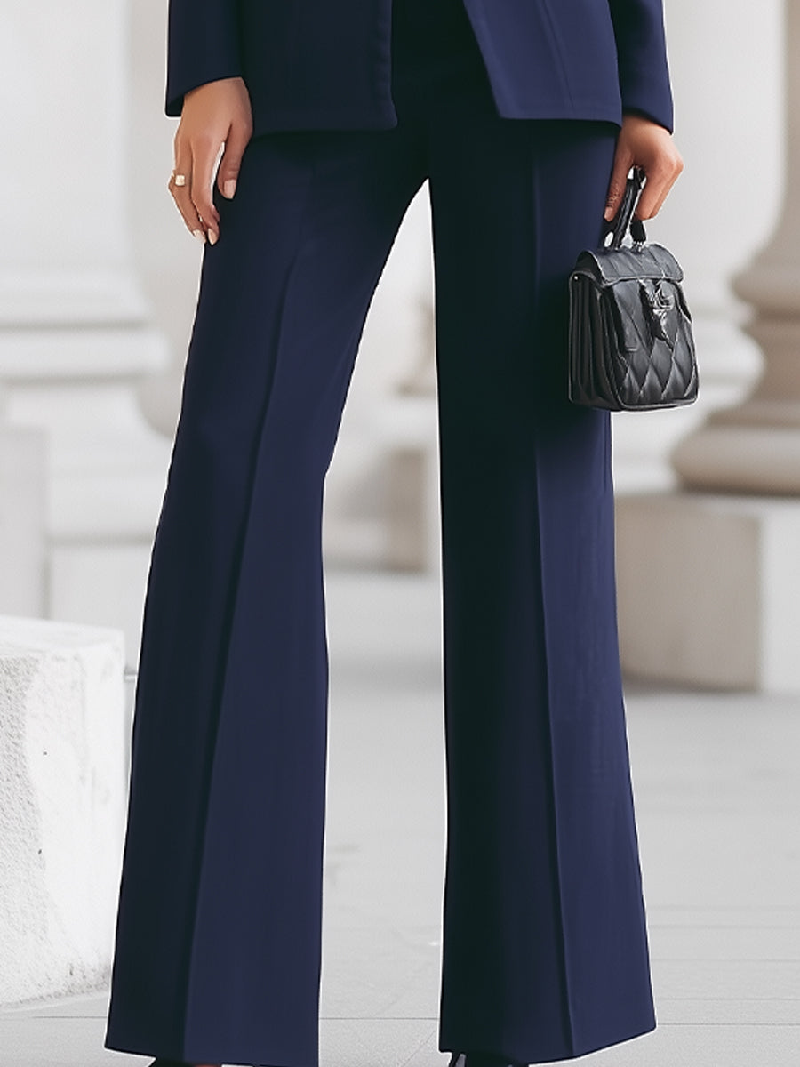 Octaviana | Tailored Blazer & Wide Leg Pant Suit