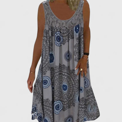 Calista | Boho Summer Midi Dress