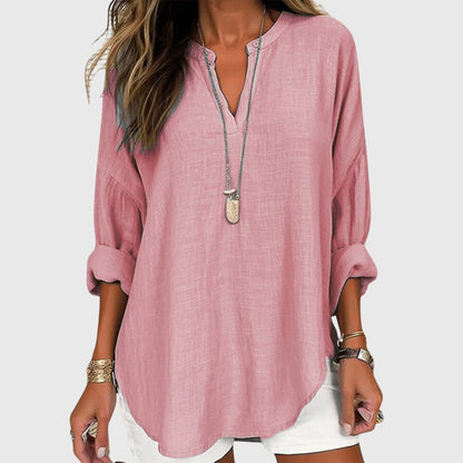 Roxanne | Flowy Long Sleeve Beach Shirt