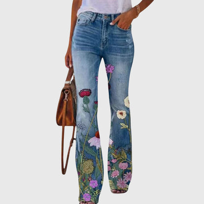 Flora | Floral Wide Leg Pants