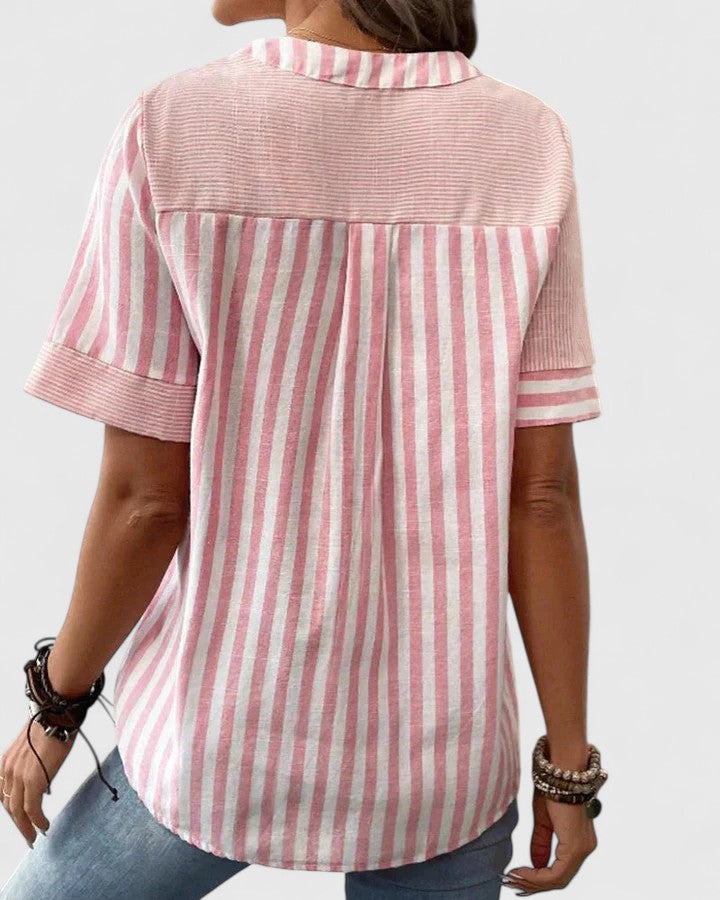 Marisol | Striped Relaxed Fit Blouse