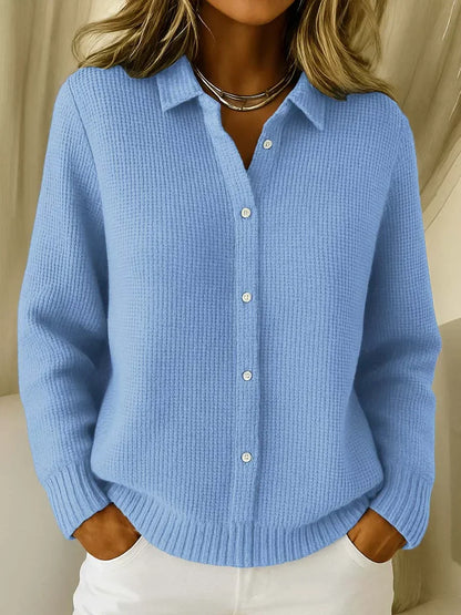 Harriet | Longline Knit Button Cardigan