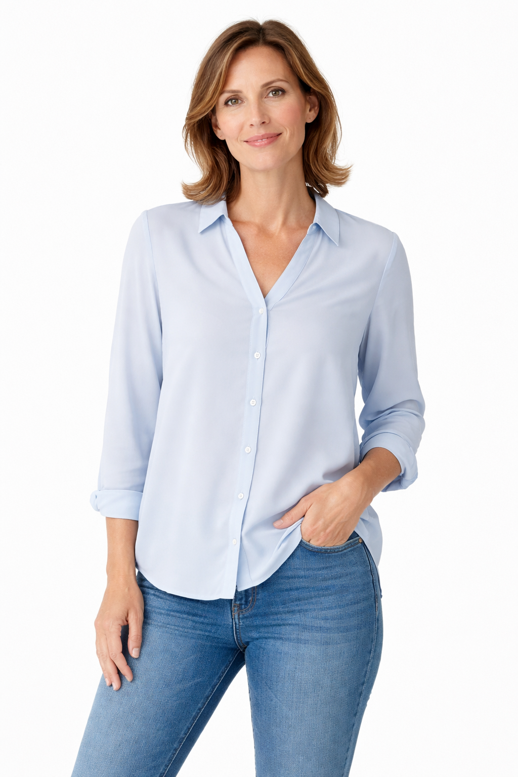 Soft Everyday Button Blouse