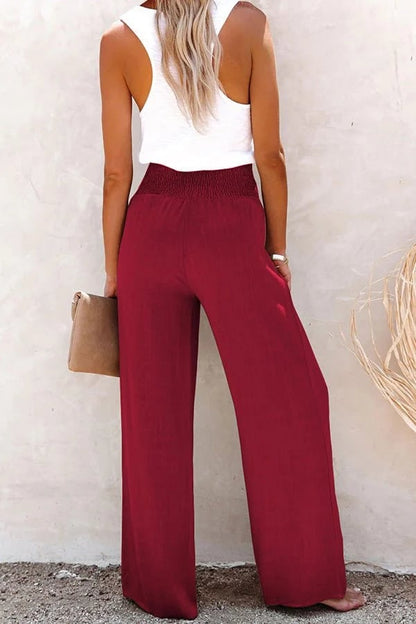 Pélagie | High-Waist Wide-Leg Trousers