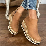 Women's Eira side-zip ankle boots in Khaki