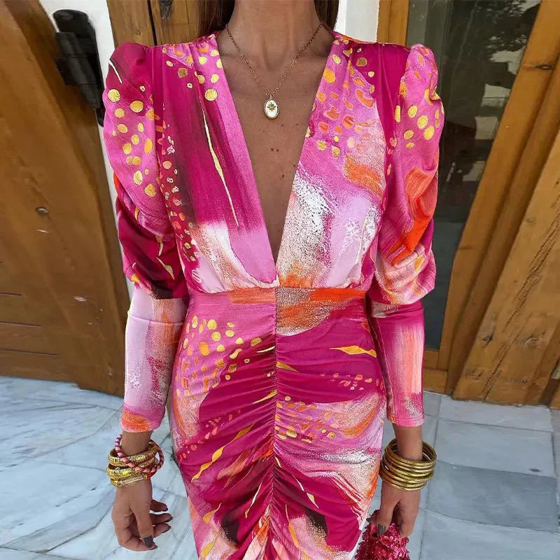 Emma | Wrap Wedding Guest Maxi Dress