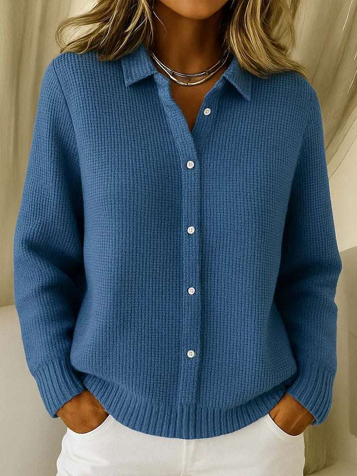 Harriet | Longline Knit Button Cardigan