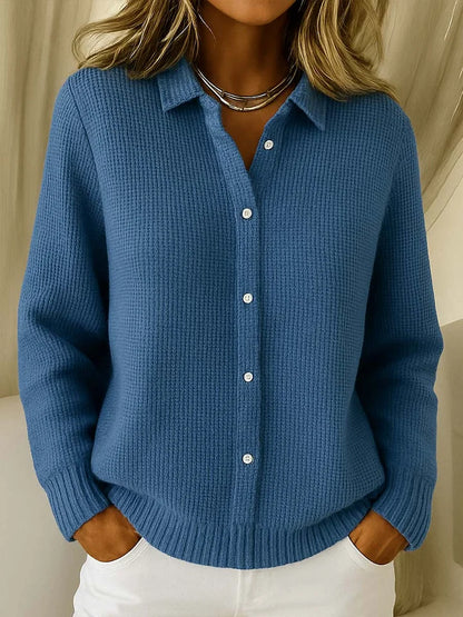 Harriet | Longline Knit Button Cardigan