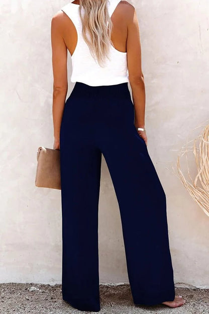 Pélagie | High-Waist Wide-Leg Trousers