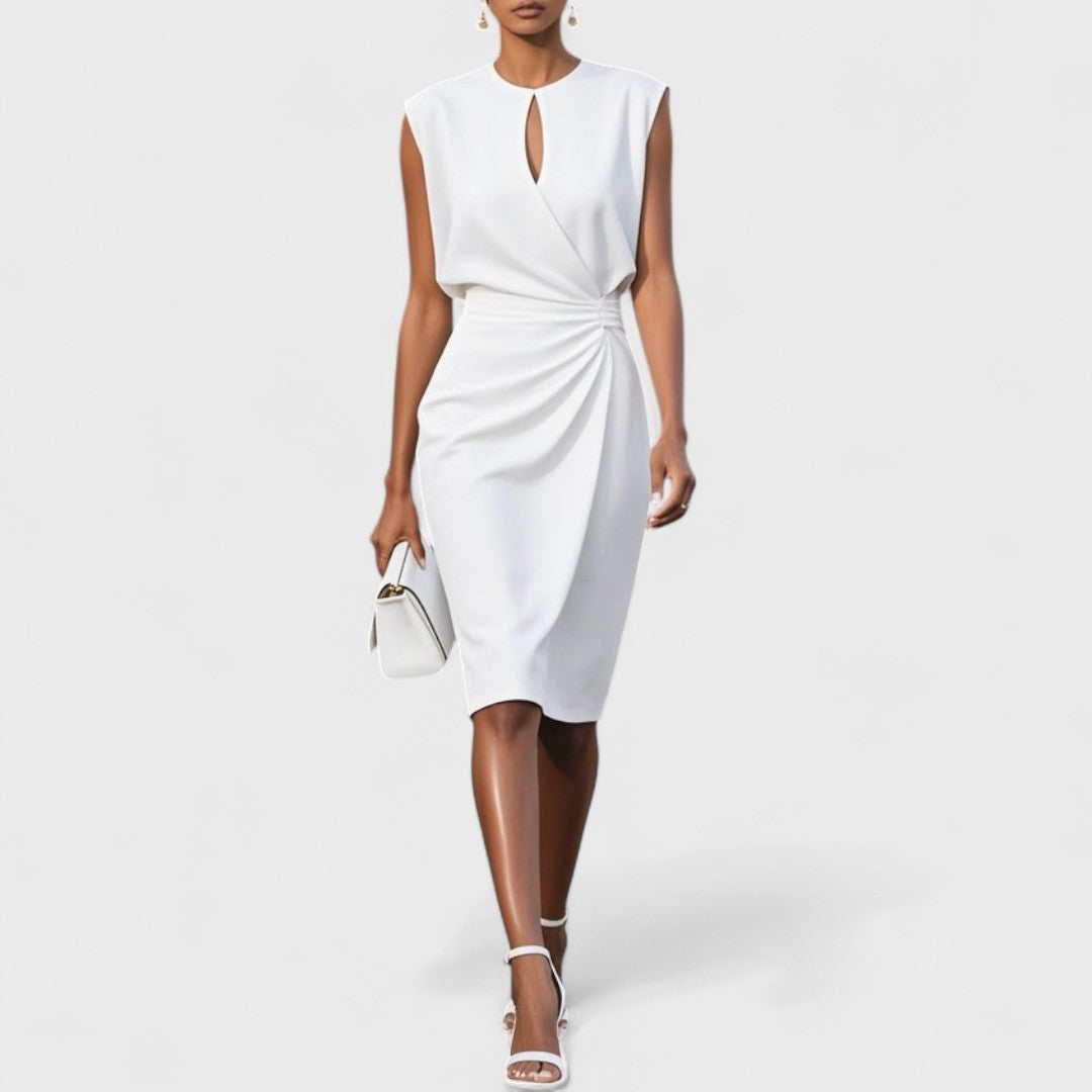 Celiane | Elegant Midi Dress for Work and Events