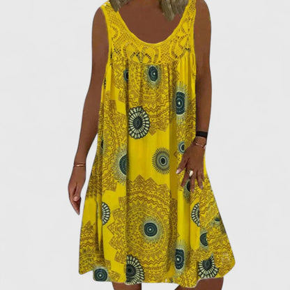 Calista | Boho Summer Midi Dress