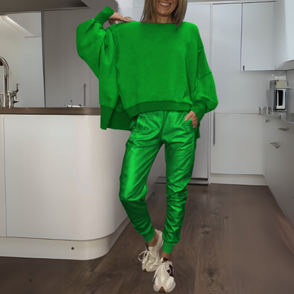 Sweater & jogger lounge set, back view