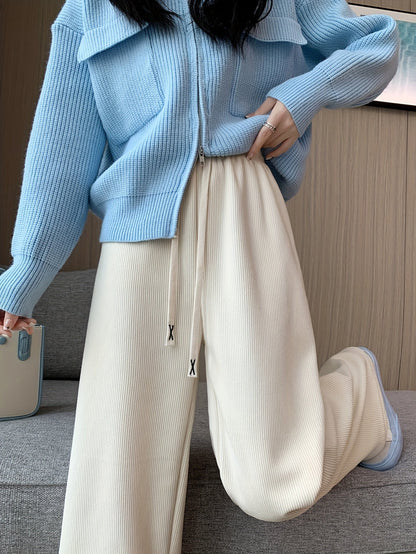 Women's Hedvig fleece-lined wide-leg pants - view 11