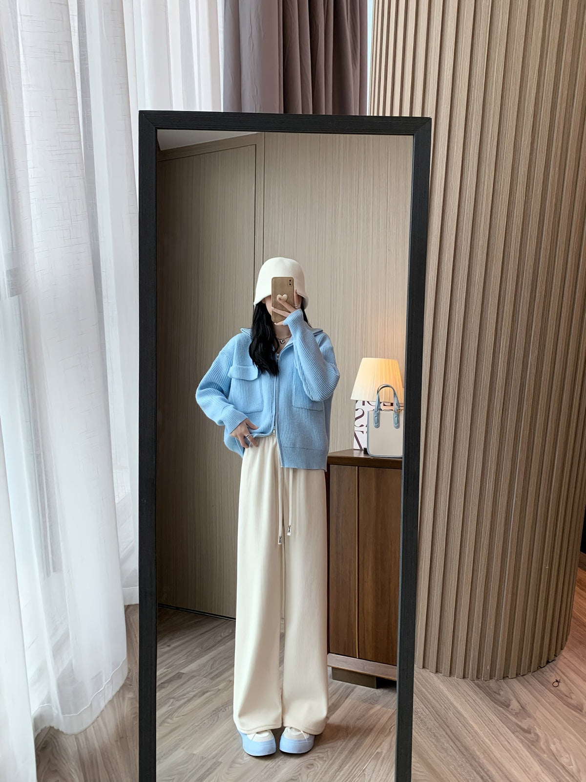 Women's Hedvig fleece-lined wide-leg pants - view 8