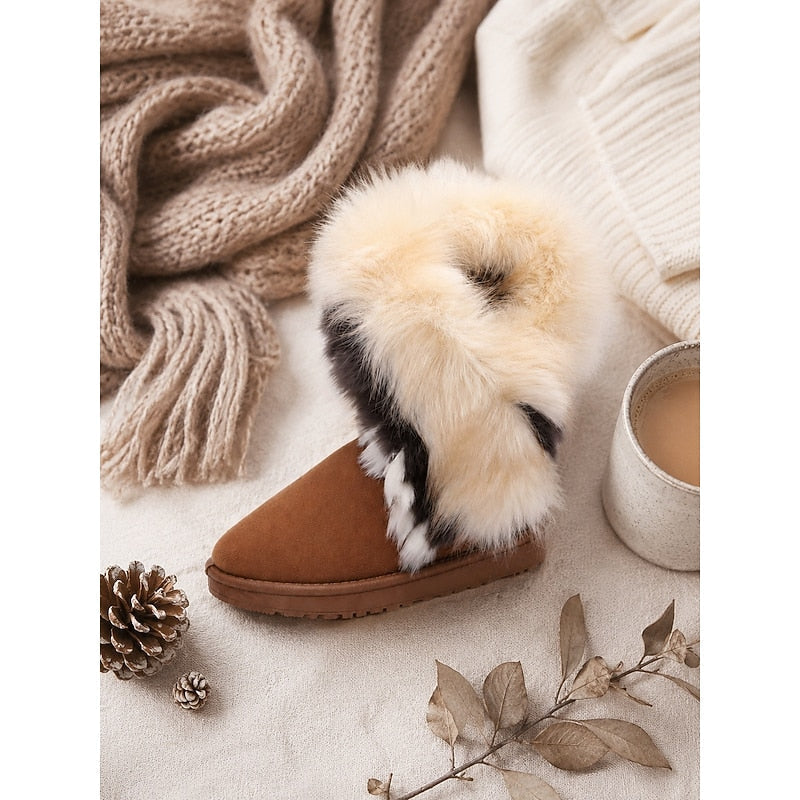 Women's Hilde fluffy-trim pull-on winter boots - view 5