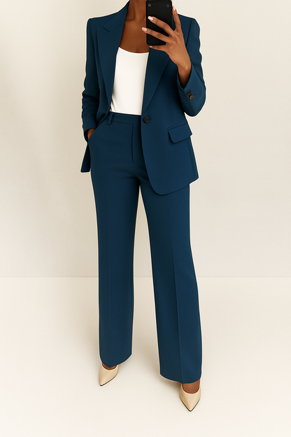 Valenne | Tailored Blazer & Trouser Suit Set