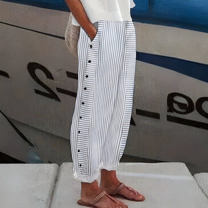 Bellamy | Elastic Waist Pants With Pockets