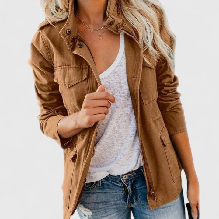 Women's Imelda tailored dress jacket in Khaki