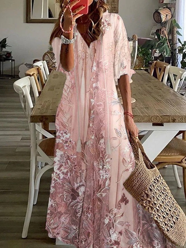 Seraphina | Floral Maxi Summer Dress