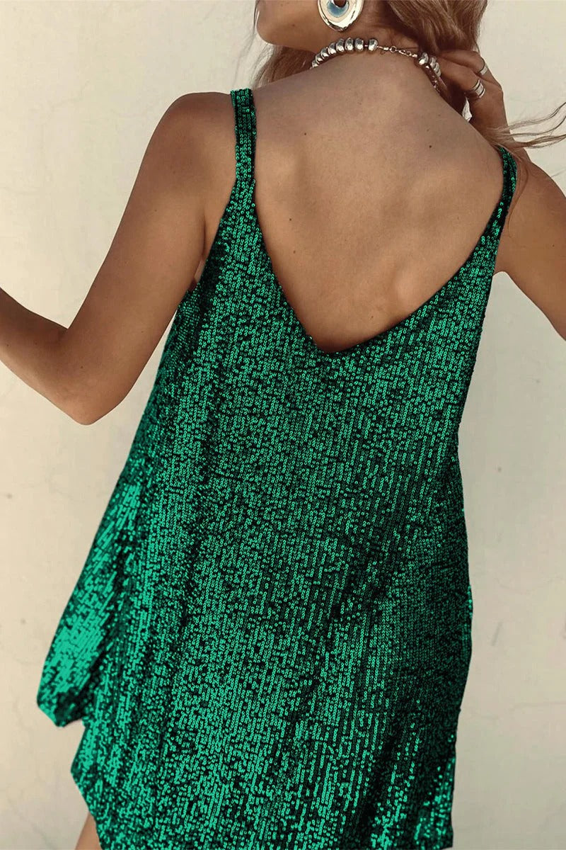Valentina | Sparkly Sequin Mini Dress