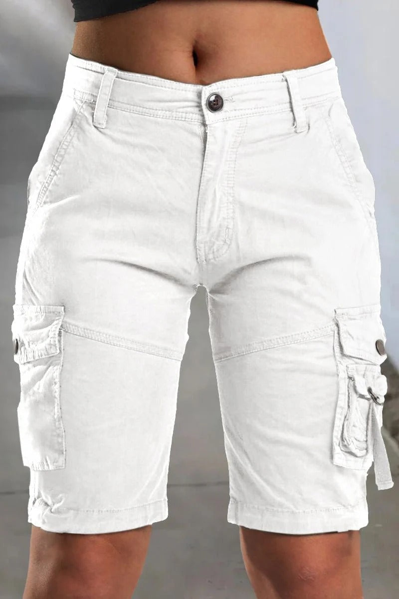 Cosette | Drawstring Cargo Shorts