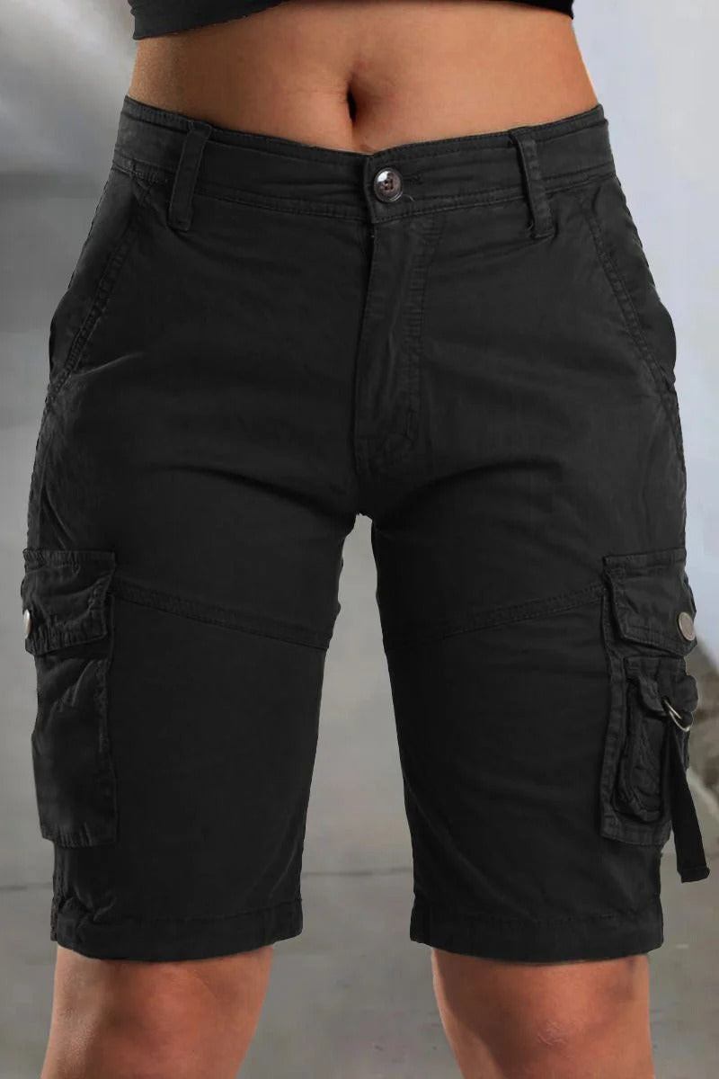 Cosette | Drawstring Cargo Shorts