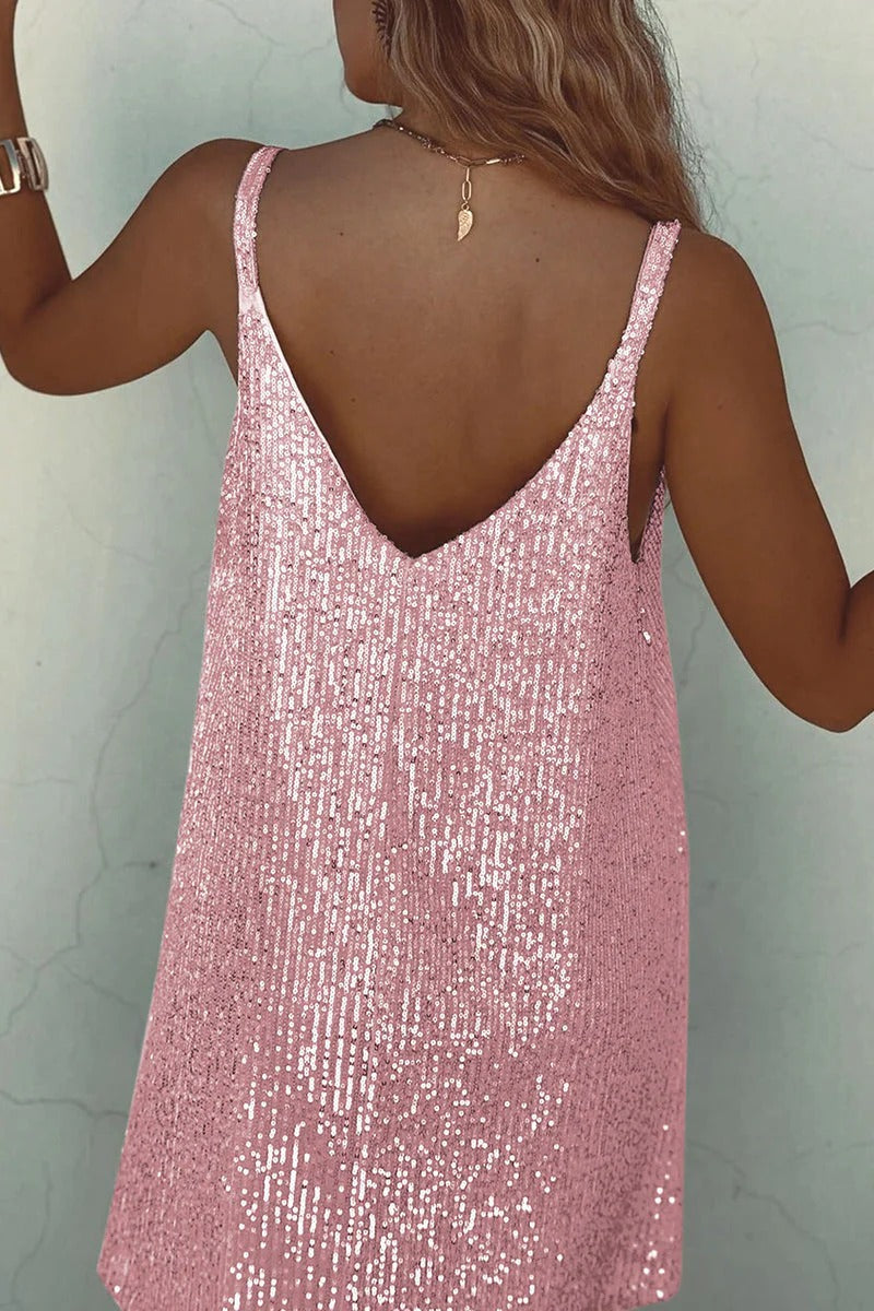 Valentina | Sparkly Sequin Mini Dress