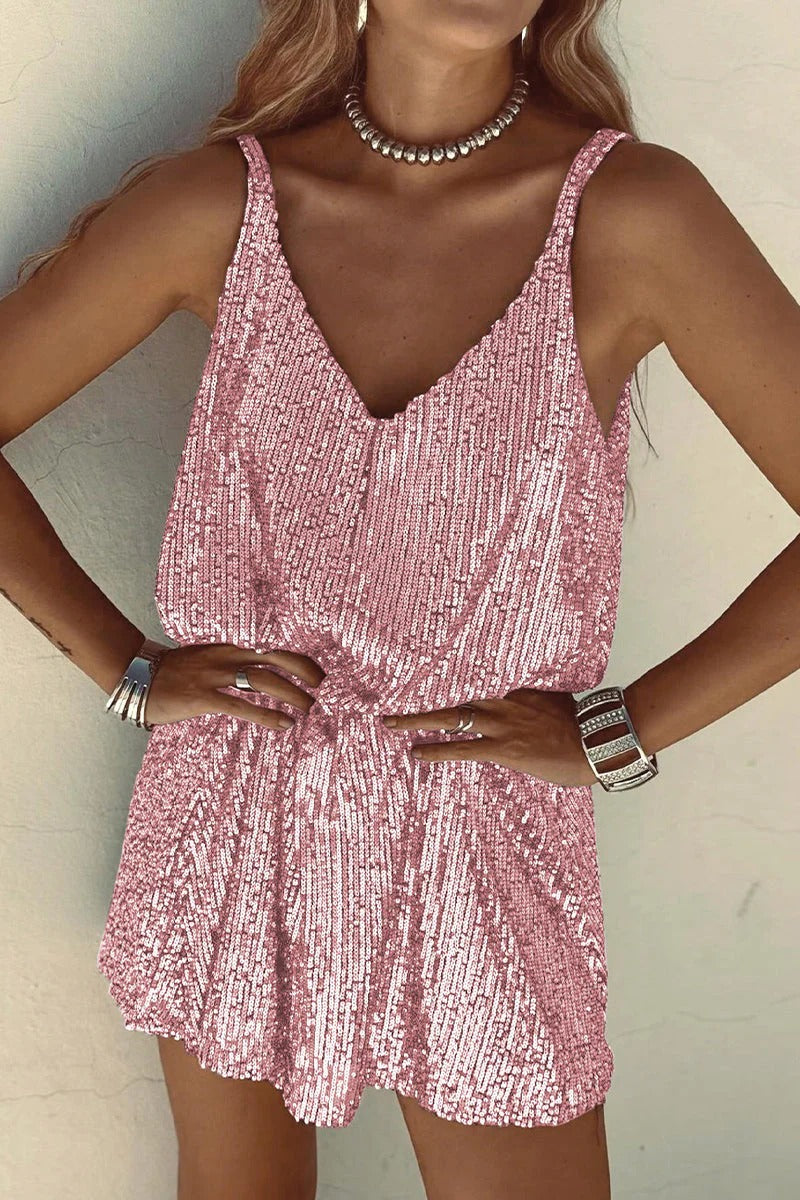 Valentina | Sparkly Sequin Mini Dress