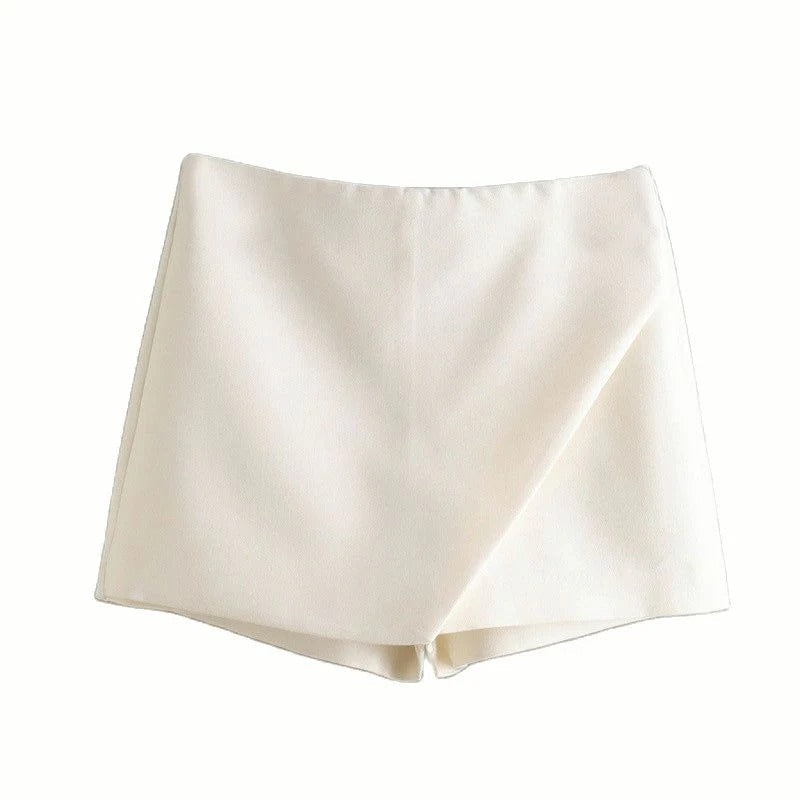 Pascaline | Asymmetric Side-Zip Skort