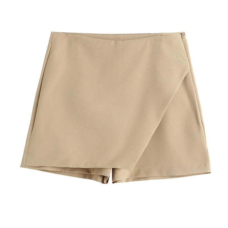 Pascaline | Asymmetric Side-Zip Skort