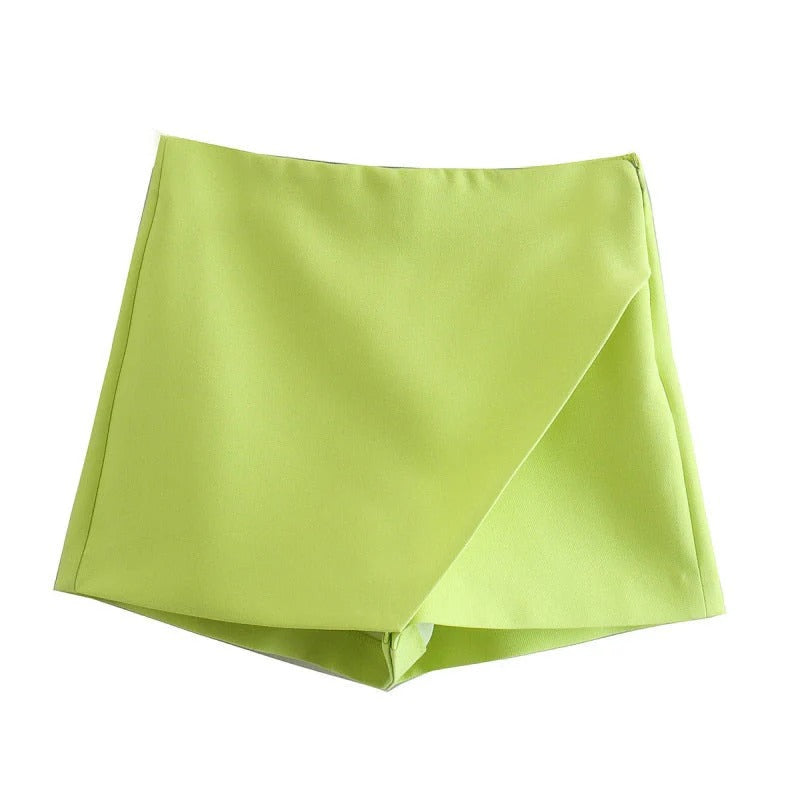 Pascaline | Asymmetric Side-Zip Skort