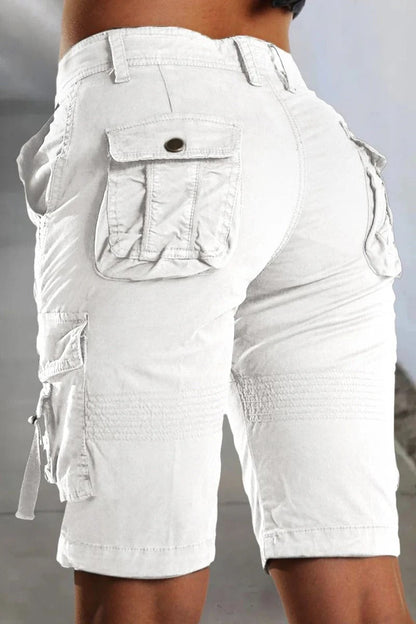 Cosette | Drawstring Cargo Shorts
