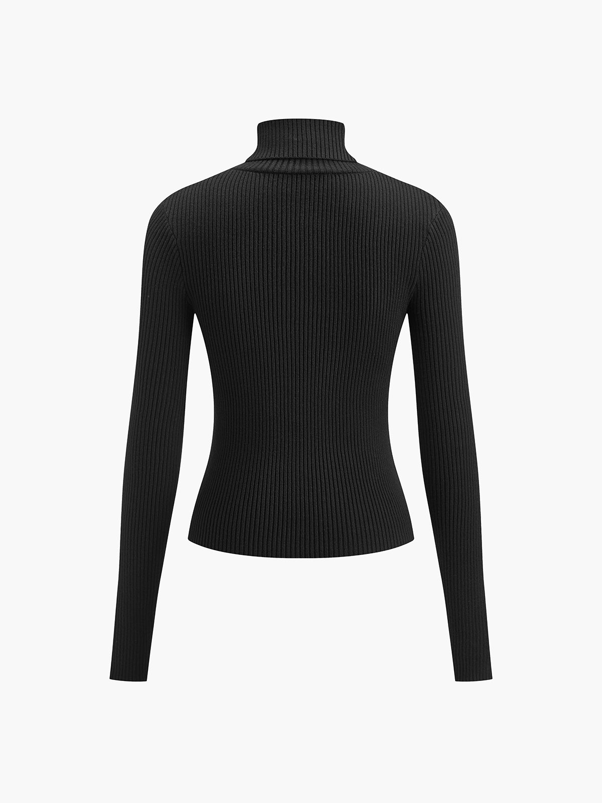 Women's Inga ribbed turtleneck sweater - view 9