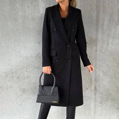 Women's Ingela classic winter coat in Black