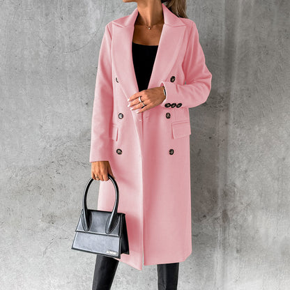 Women's Ingela classic winter coat in Pink