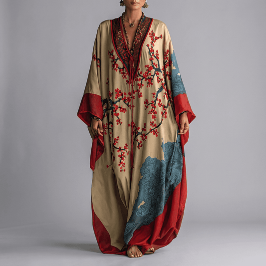 Valerie | Blossom Batwing Maxi Dress