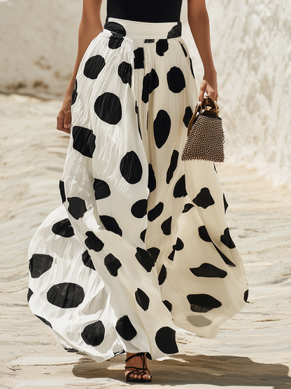 Keturah | Off-Shoulder Polka Dot Two-Piece Set