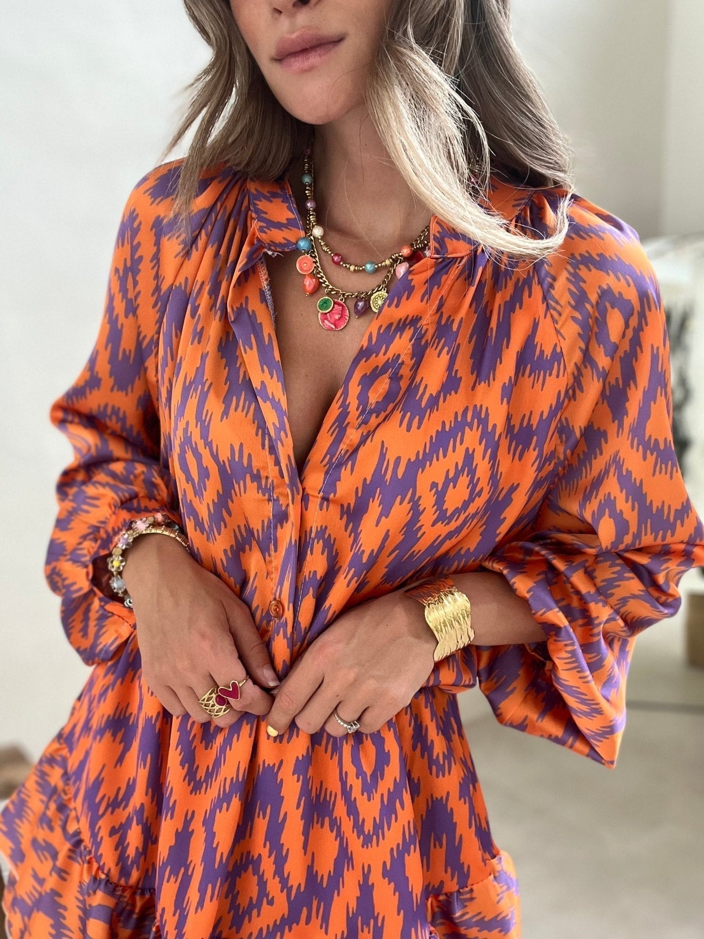 Eleanor | Flowy Ruffle Mini Dress