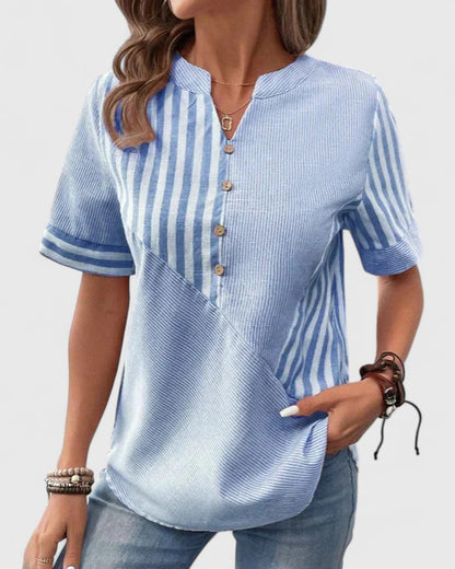 Marisol | Striped Relaxed Fit Blouse
