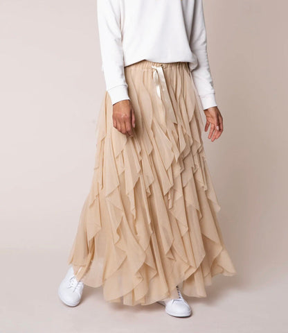 Ravenna | Tiered Ruffle Maxi Skirt