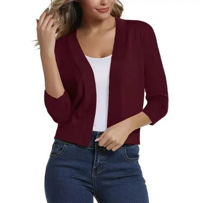 Women's Lotte open-front three-quarter sleeve cardigan - view 17