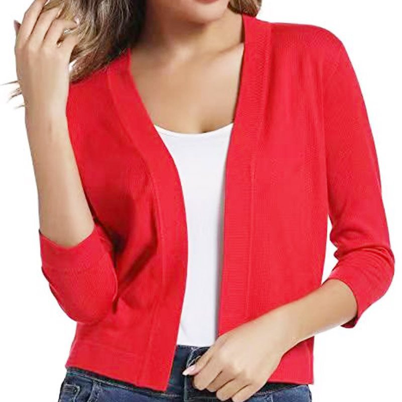 Women's Lotte open-front three-quarter sleeve cardigan - view 18