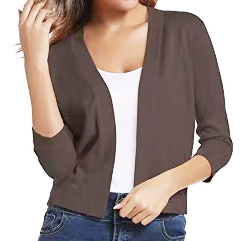 Women's Lotte open-front three-quarter sleeve cardigan - view 19