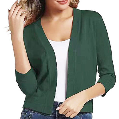 Women's Lotte open-front three-quarter sleeve cardigan - view 20