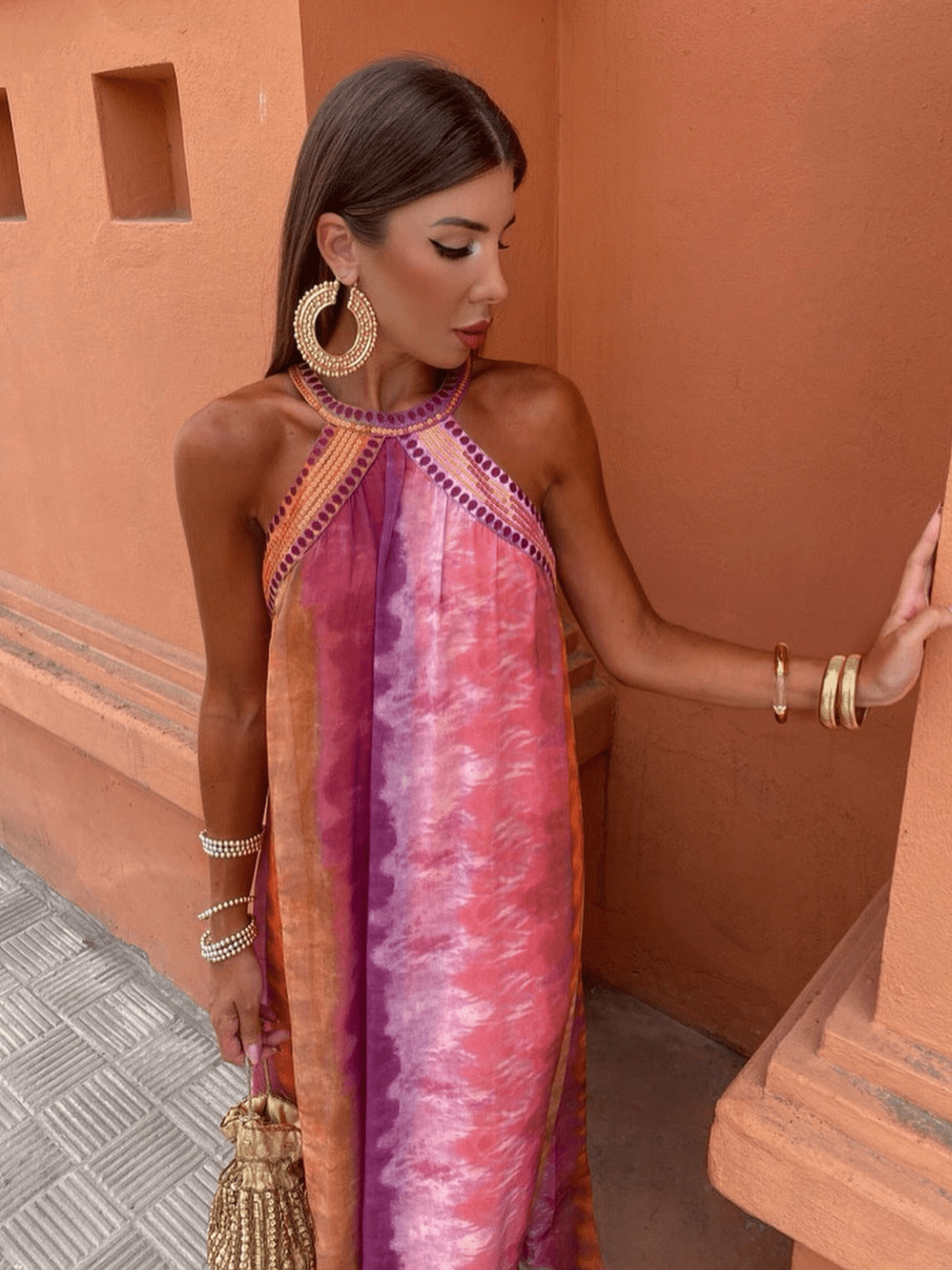 Sidonie | Ombré Maxi Wedding Guest Dress
