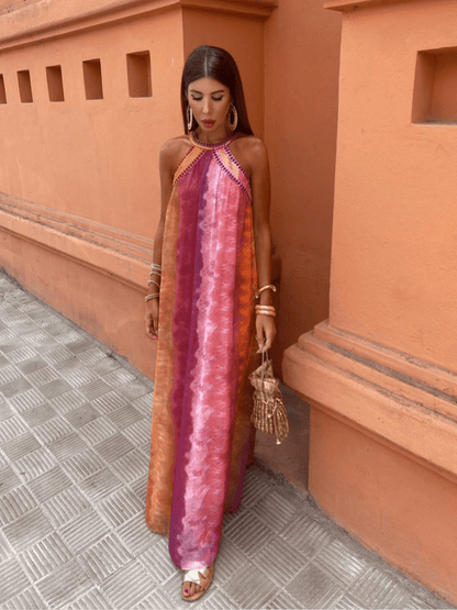 Sidonie | Ombré Maxi Wedding Guest Dress