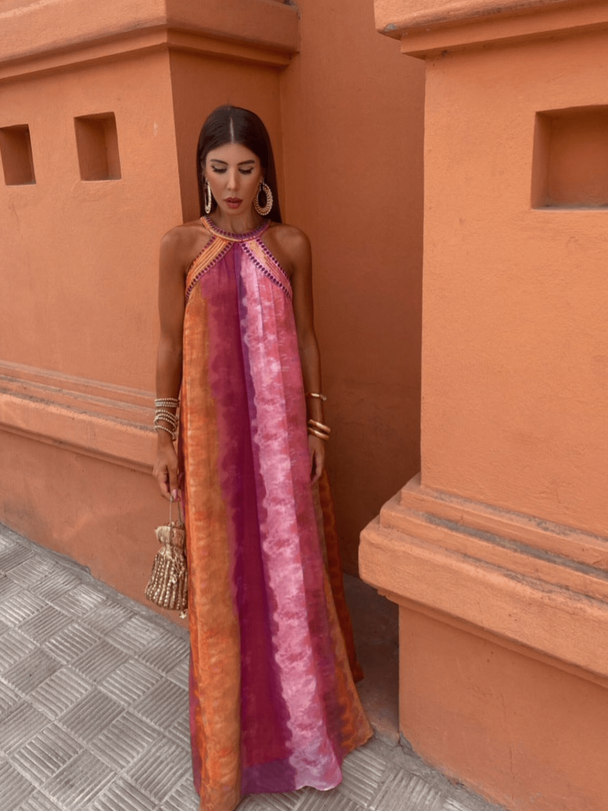 Sidonie | Ombré Maxi Wedding Guest Dress