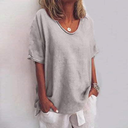 Edwige | Scoop-Neck Relaxed Summer Top