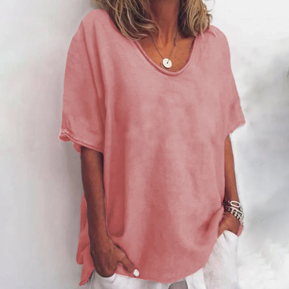 Edwige | Scoop-Neck Relaxed Summer Top