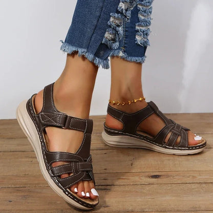 Agnès | Strappy Flat Sandals